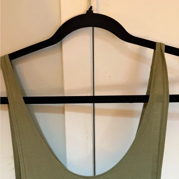Diane Von Furstenberg Green Asymmetrical Sundress - Picture 4 of 9